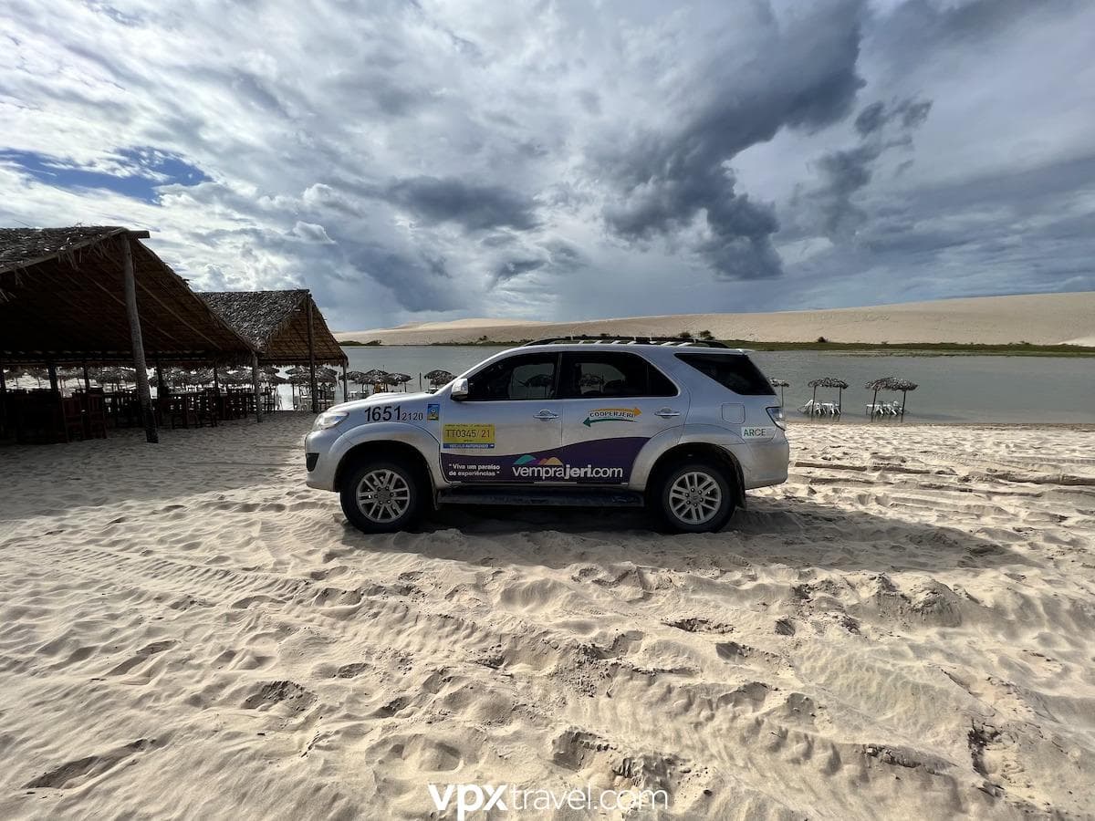 Transfer Privativo de Jericoacoara para Barreirinhas – MA ou Caburé – MA em veículo para até 4 passageiros em Toyota Hilux ou Similar
